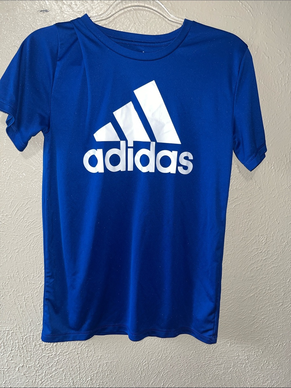 adidas Royal Blue Short Sleeve Logo Tee